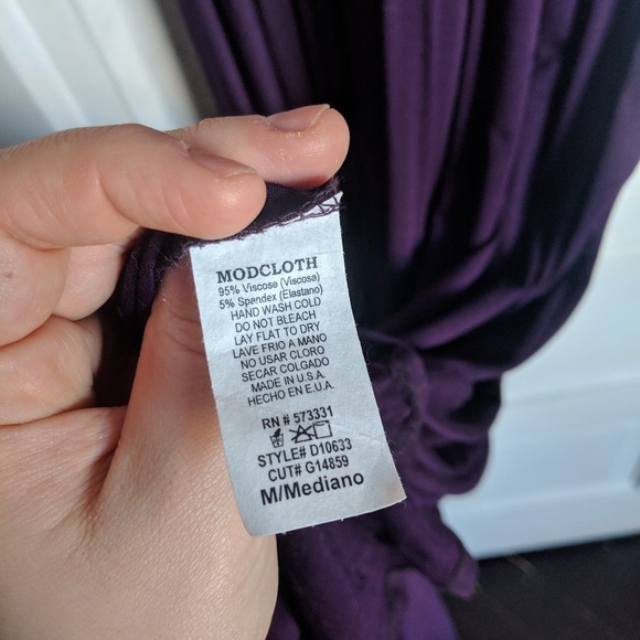 Maxi Eggplant Dress by Gilli - Picture 3 of 7